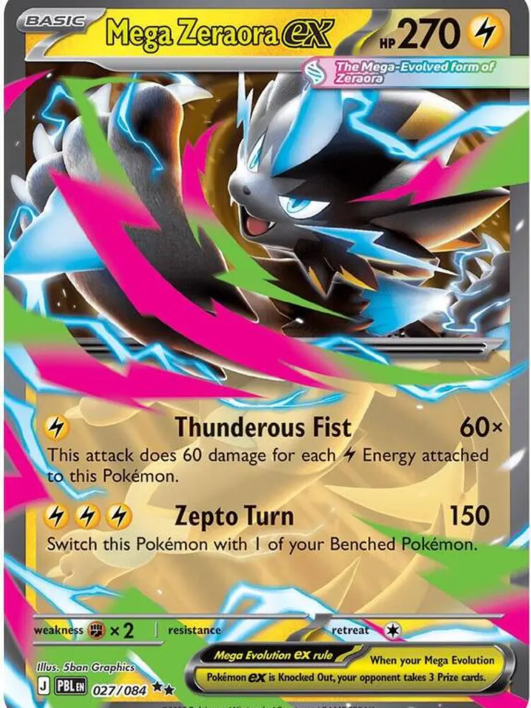 Mega Zeraora ex #027 1