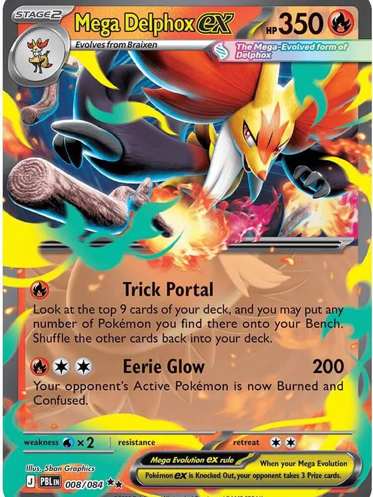 Mega Delphox ex #008 1