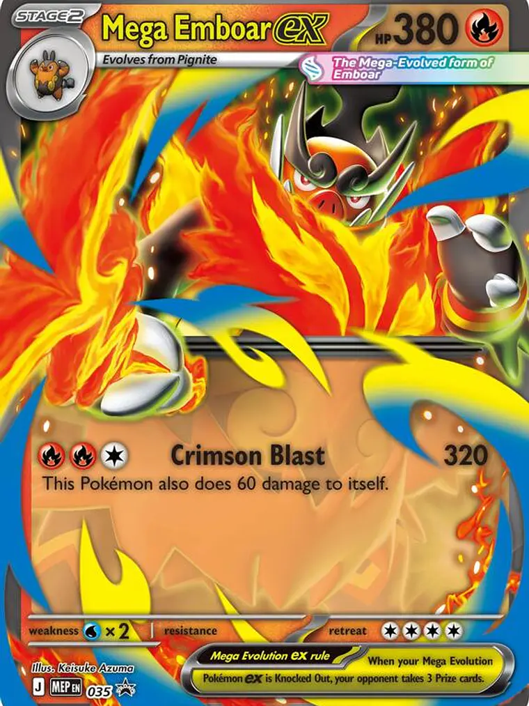 Mega Emboar ex #035 1
