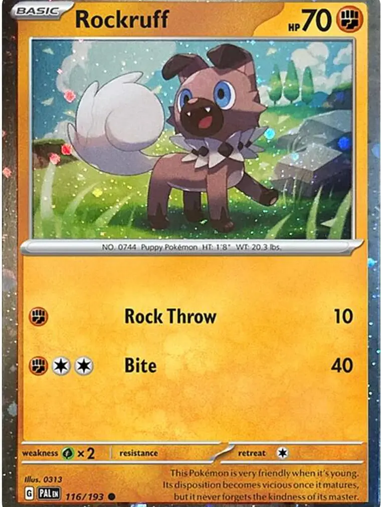Rockruff (Cosmos Holo) #116 1