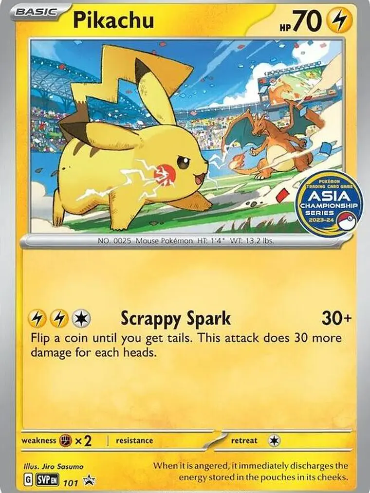 Pikachu (Asia Championship Series 23-24) #101 1