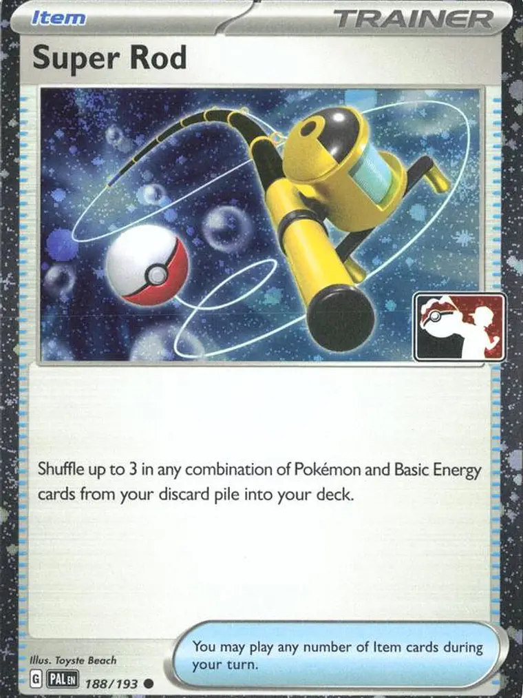 Super Rod (Cosmos Holo) #188 1