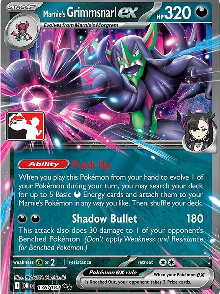 Marnie's Grimmsnarl ex #136 1