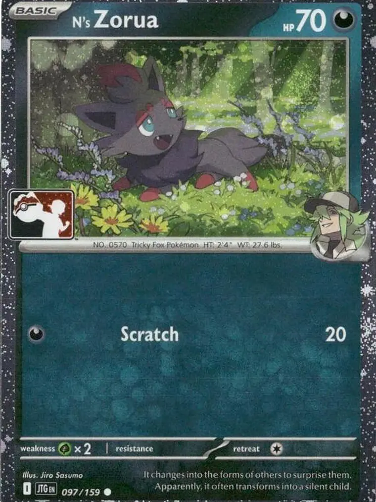 N's Zorua (Cosmos Holo) #097 1