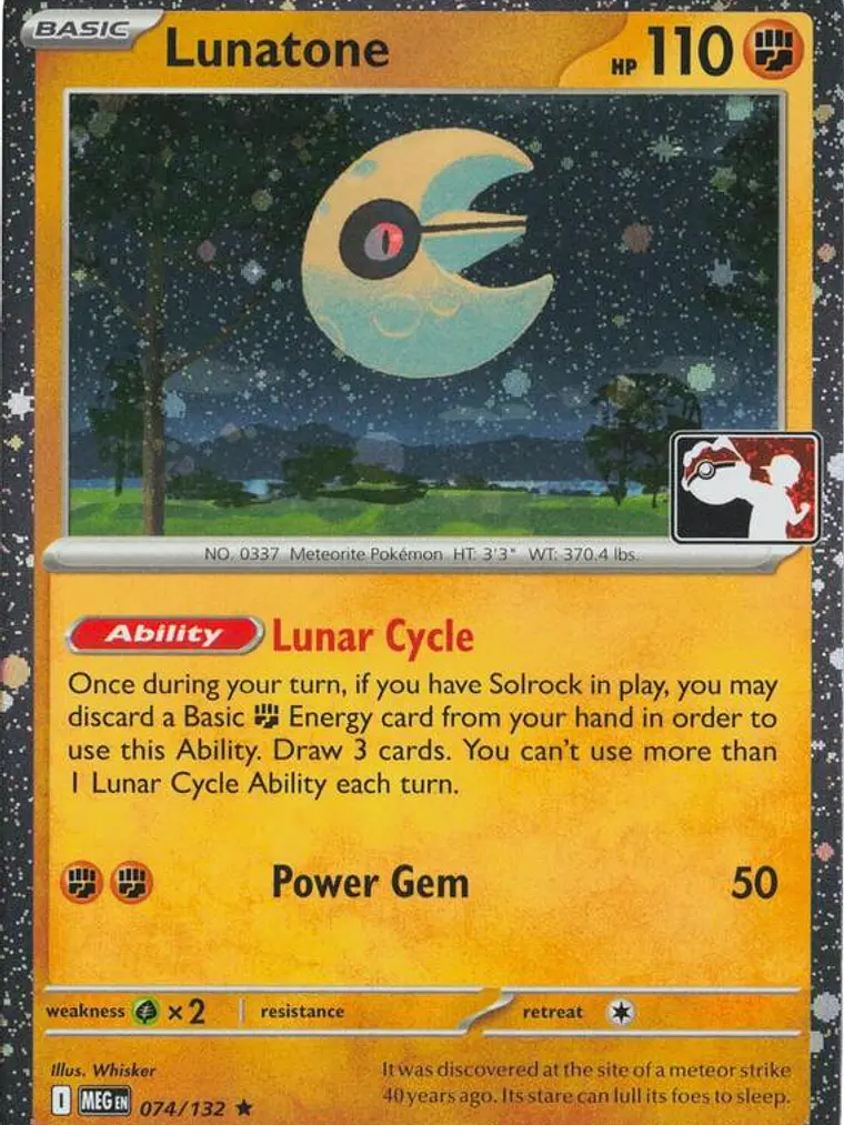 Lunatone (Cosmos Holo) #074 1