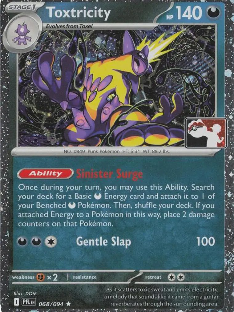 Toxtricity (Cosmos Holo) #068 1
