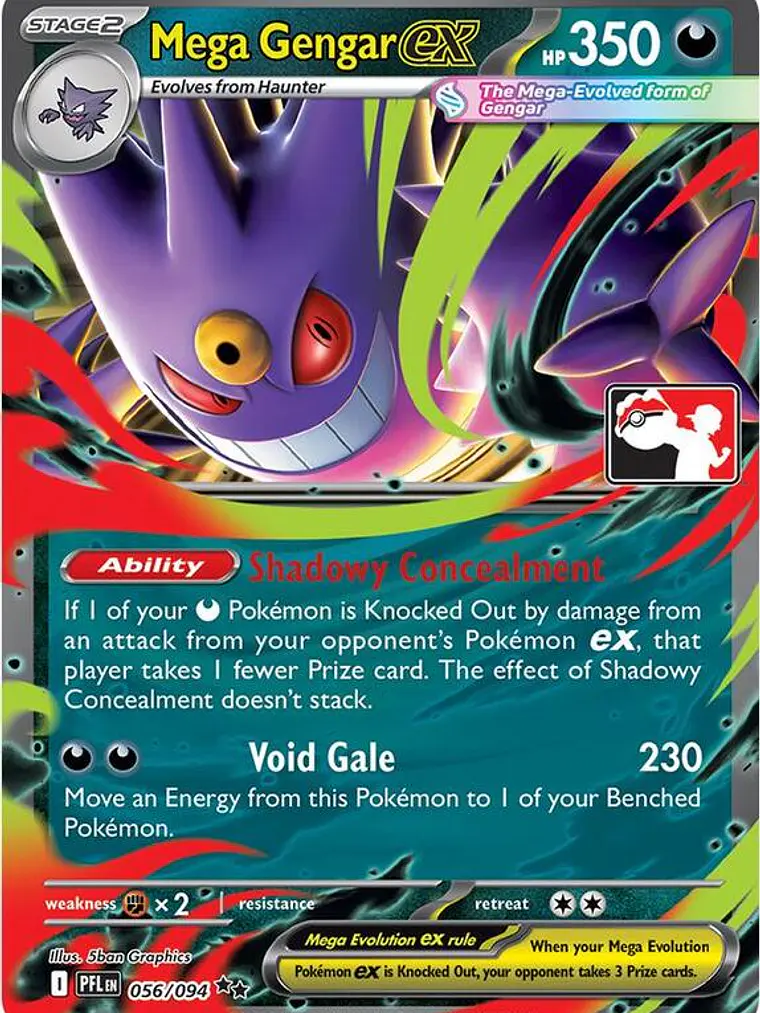 Mega Gengar ex #056 1
