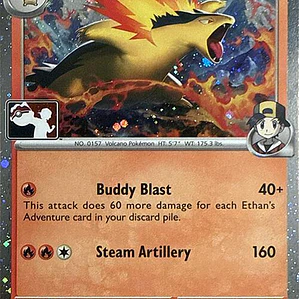 Ethan's Typhlosion (Cosmos Holo) #034