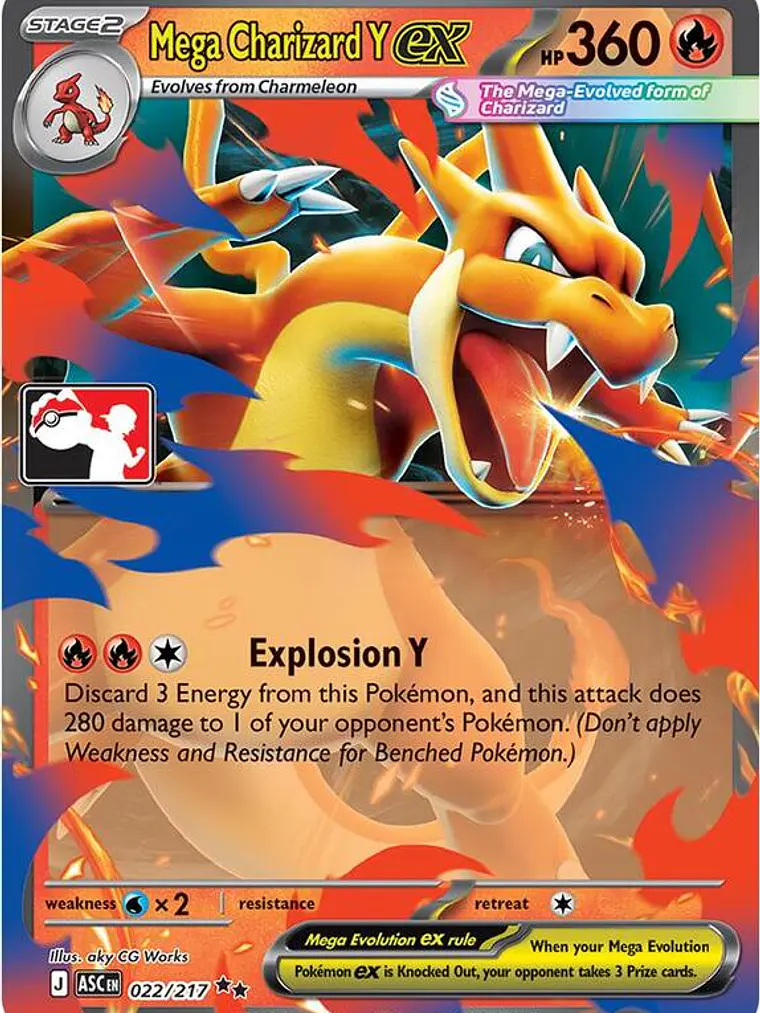 Mega Charizard Y ex #022 1