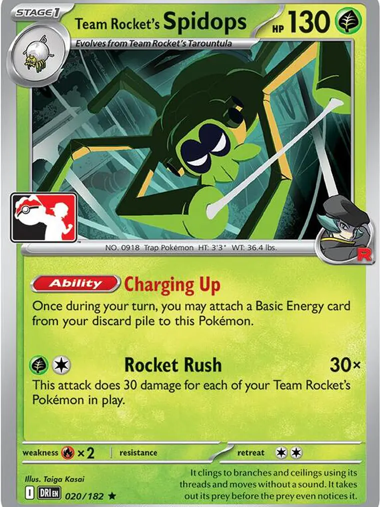 Team Rocket's Spidops #020 1