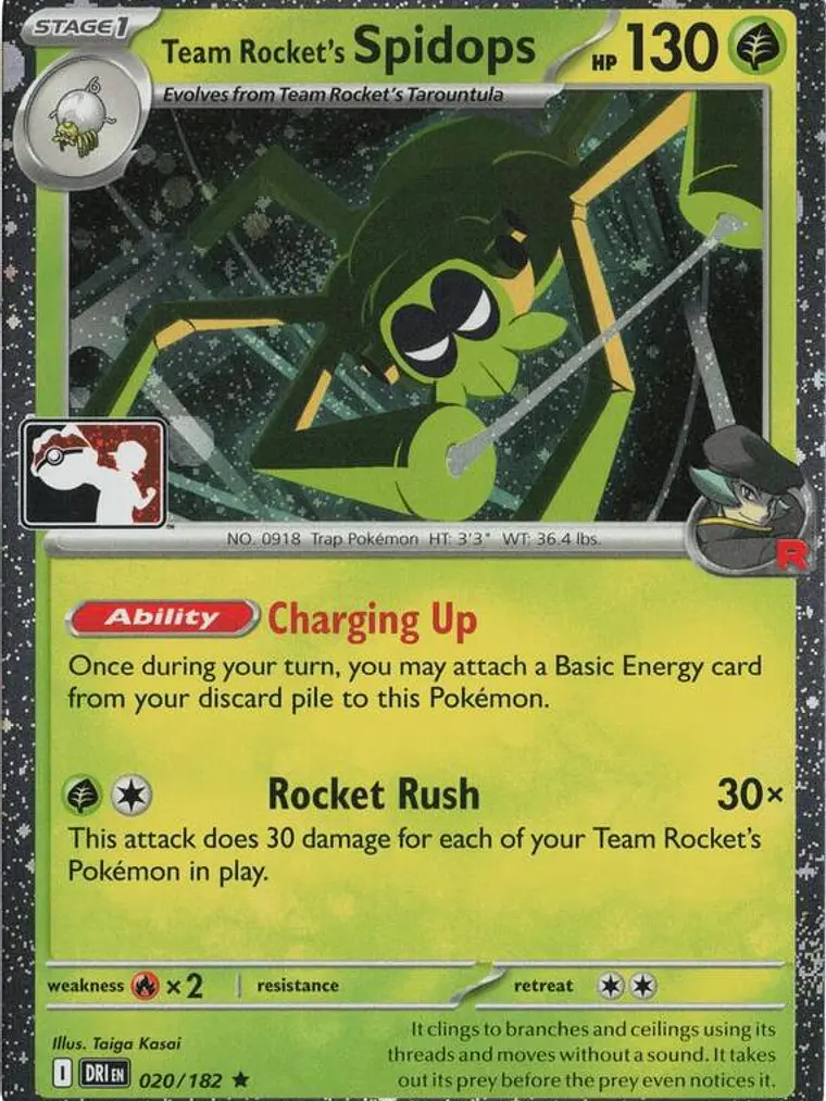Team Rocket's Spidops (Cosmos Holo) #020 1