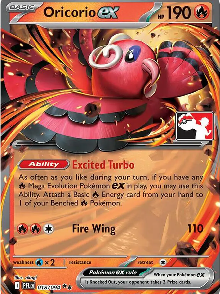 Oricorio ex #018 1