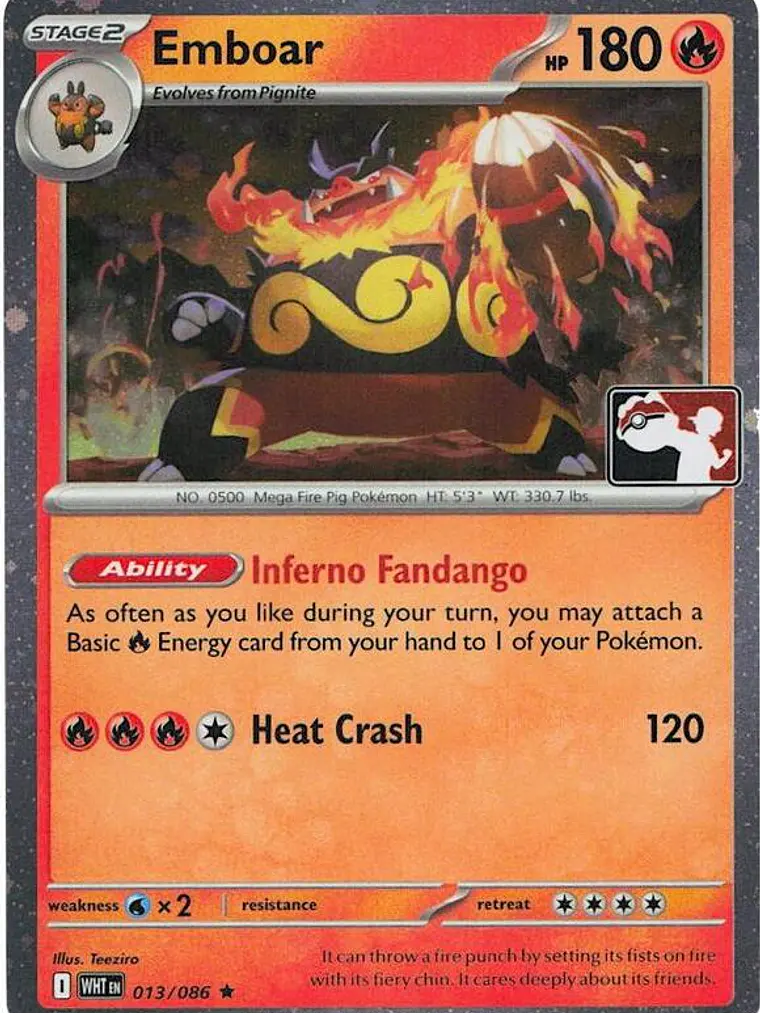 Emboar (Cosmos Holo) #013 1