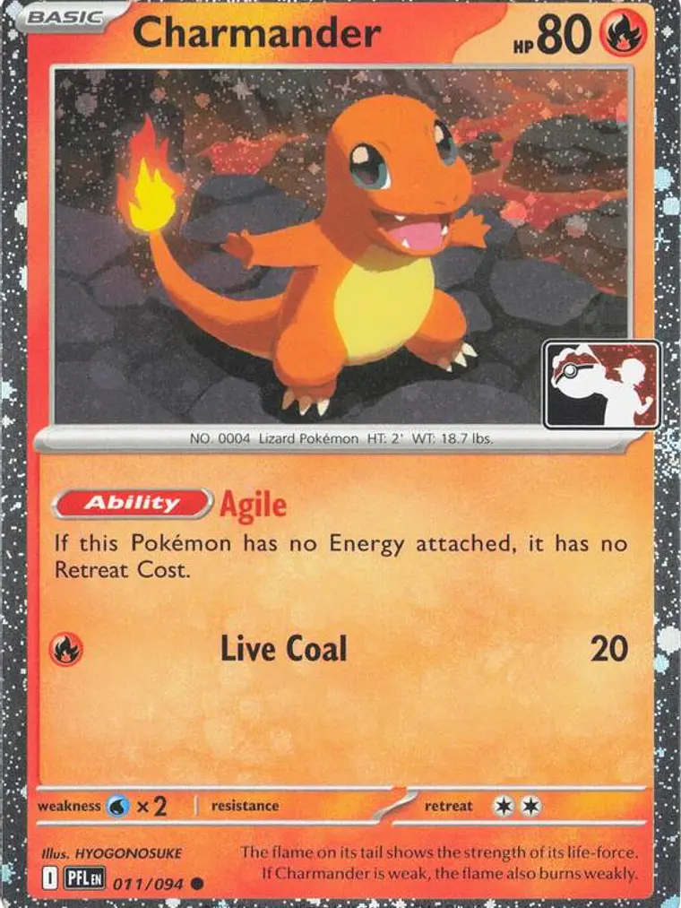 Charmander (Cosmos Holo) #011 1