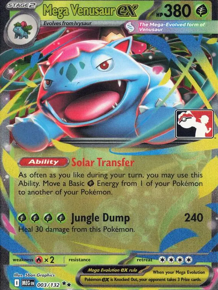 Mega Venusaur ex #003 1