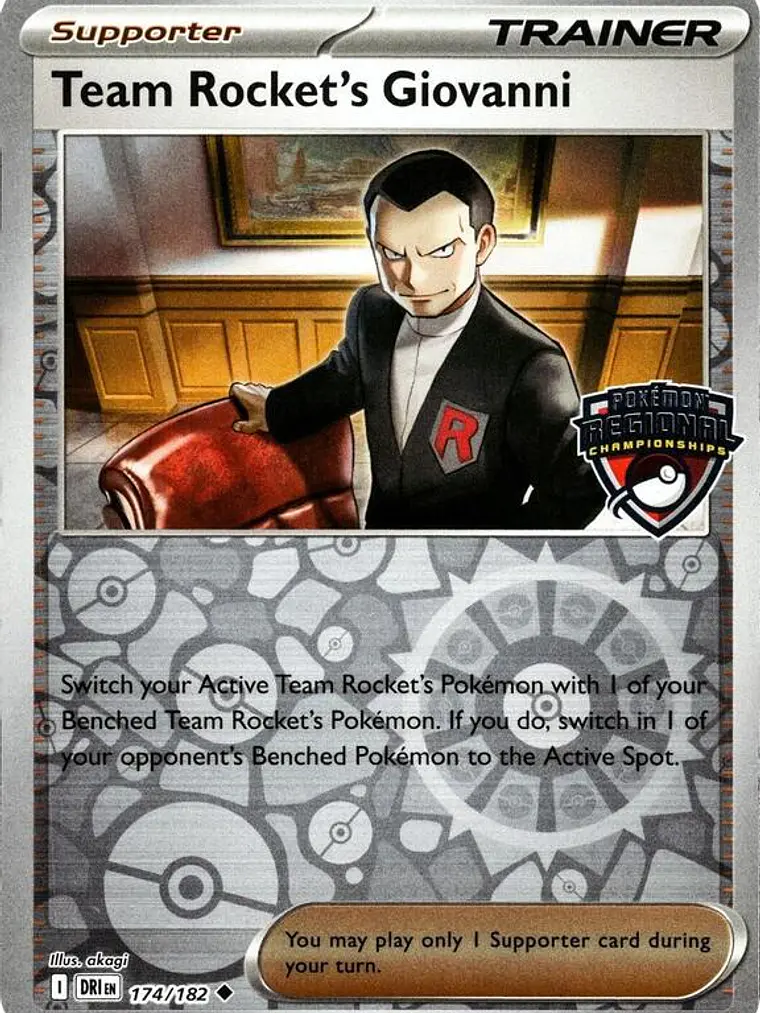 Team Rocket's Giovanni #174 1
