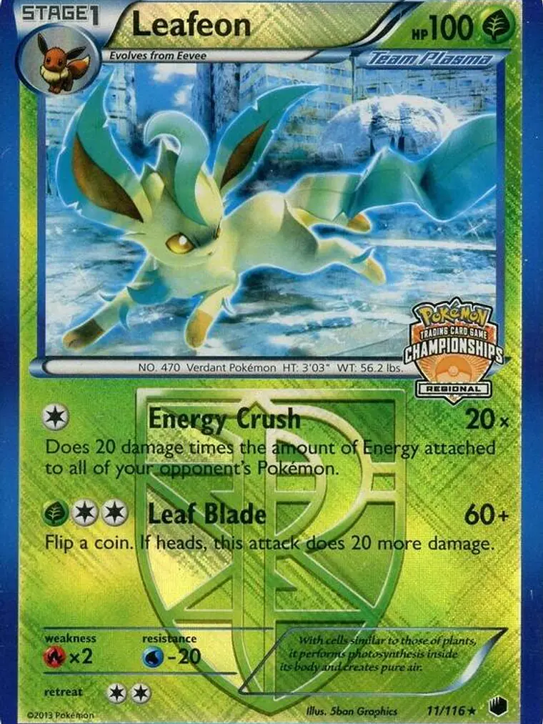 Leafeon - 11/116 (Regional Championship Promo) #011 1