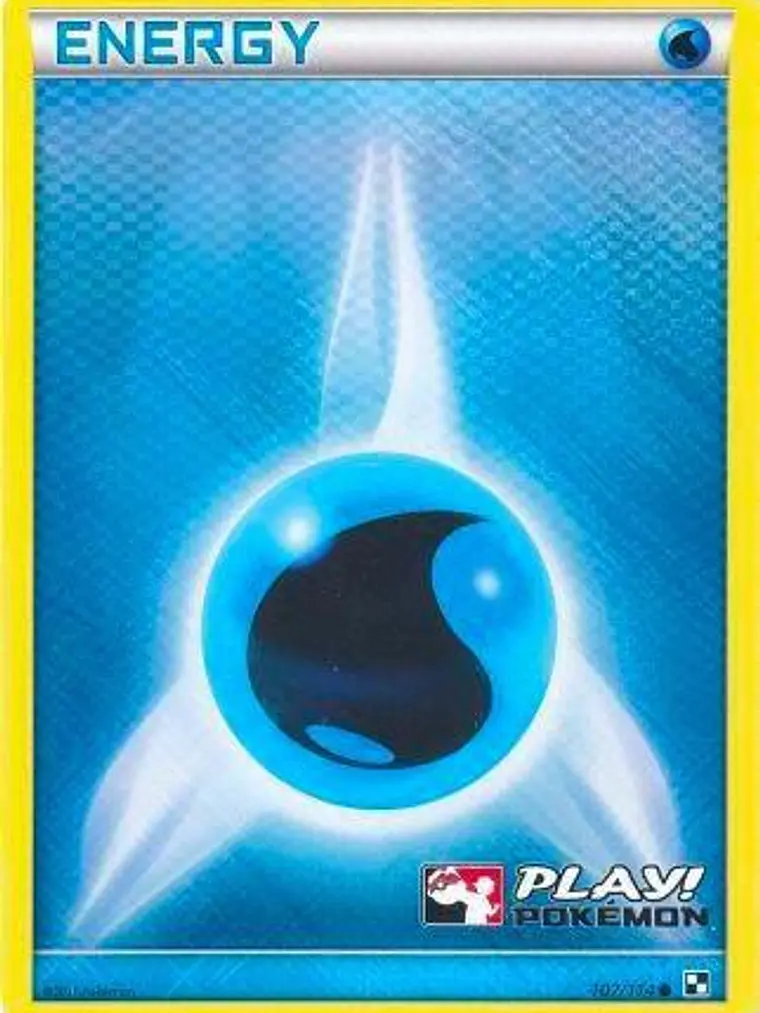 Water Energy (Play! Pokemon) #107 1