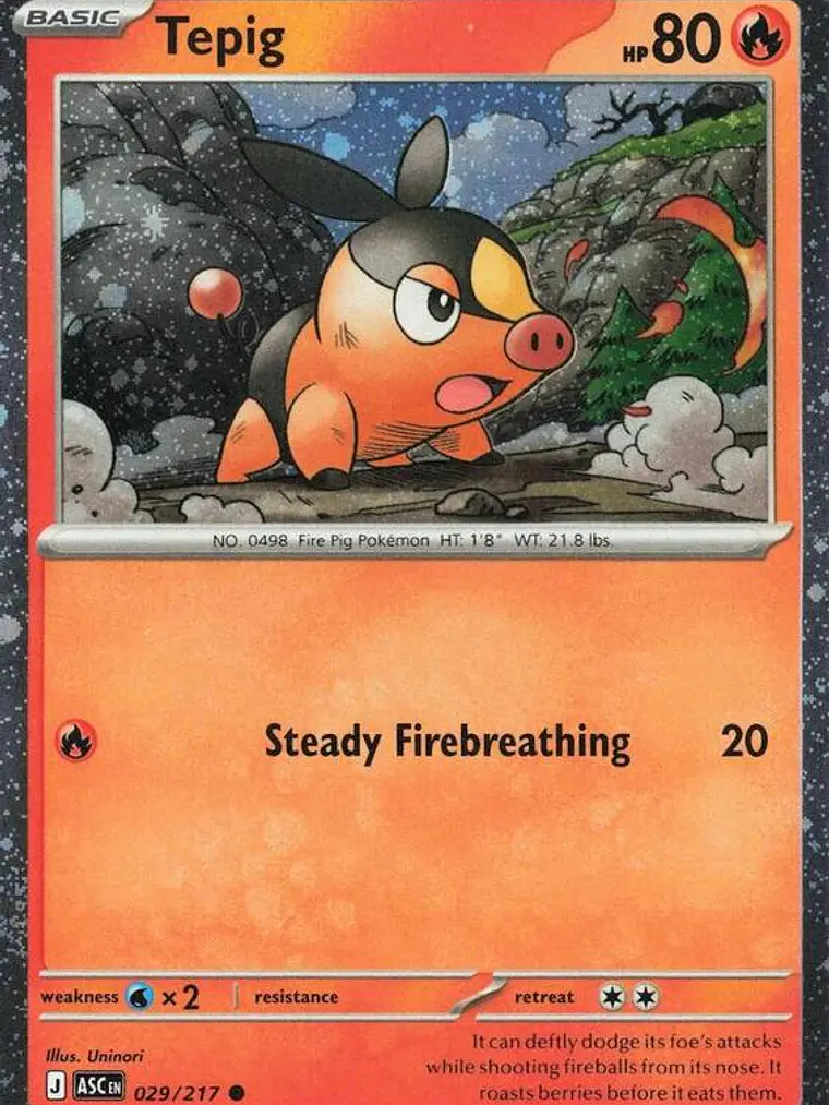 Tepig (Cosmos Holo) #029 1