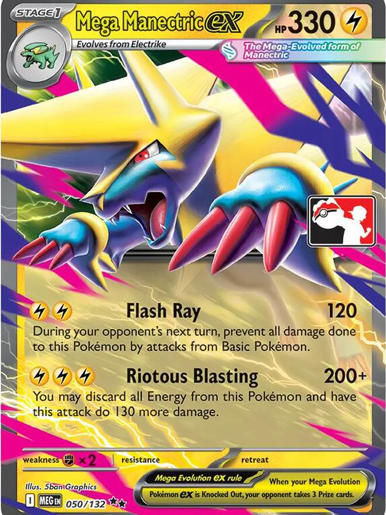 Mega Manectric ex #050 1