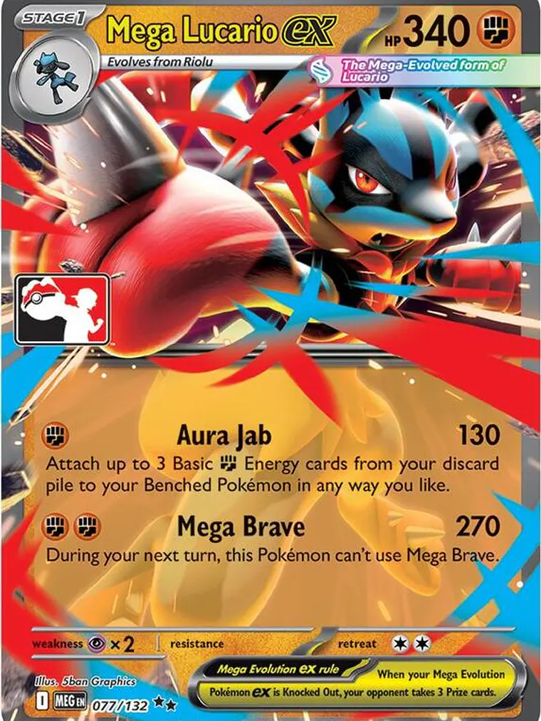 Mega Lucario ex #077 1