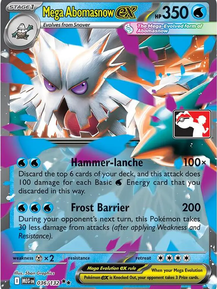 Mega Abomasnow ex #036 1