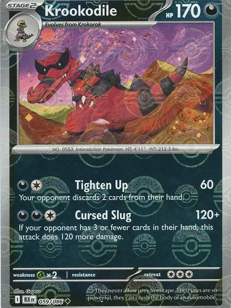 Krookodile (Poke Ball Pattern) #059 1