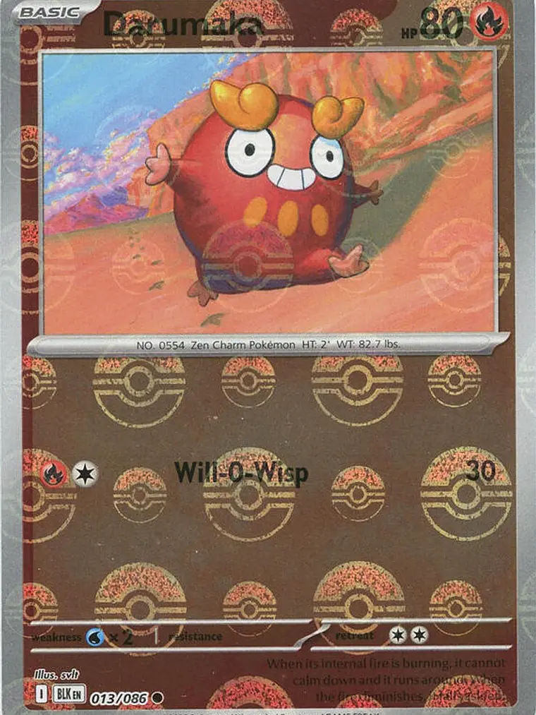 Darumaka (Poke Ball Pattern) #013 1