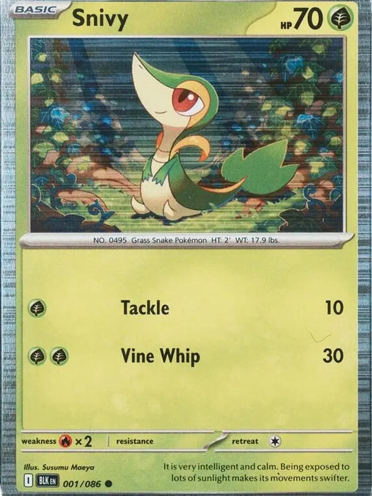 Snivy (Unova Poster Collection) #001 1