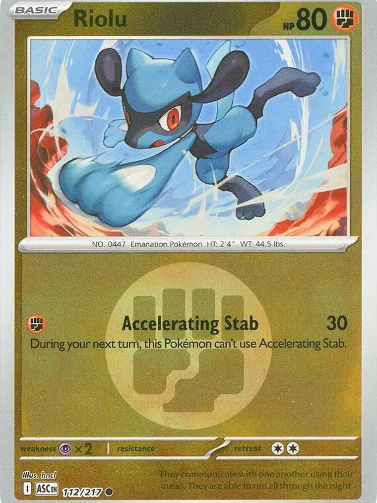 Riolu (Energy Symbol Pattern) #112 1
