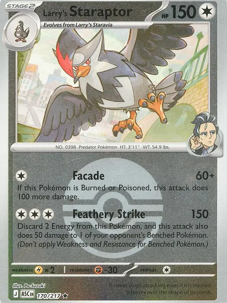 Larry's Staraptor (Poke Ball) #170 1