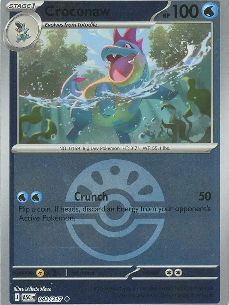 Croconaw (Friend Ball) #042 1