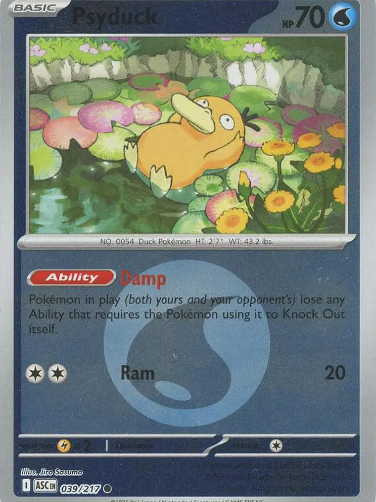 Psyduck (Energy Symbol Pattern) #039 1