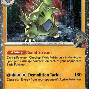 Team Rocket's Tyranitar (Cosmos Holo) #096