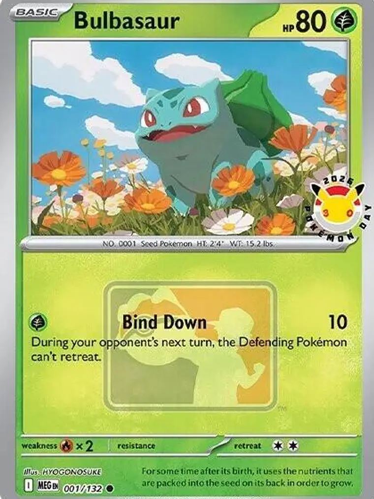 Bulbasaur (Pokemon Day 2026) #001 1