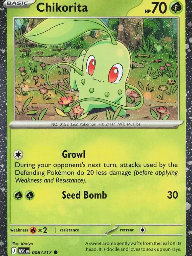 Chikorita (Cosmos Holo) #008 1
