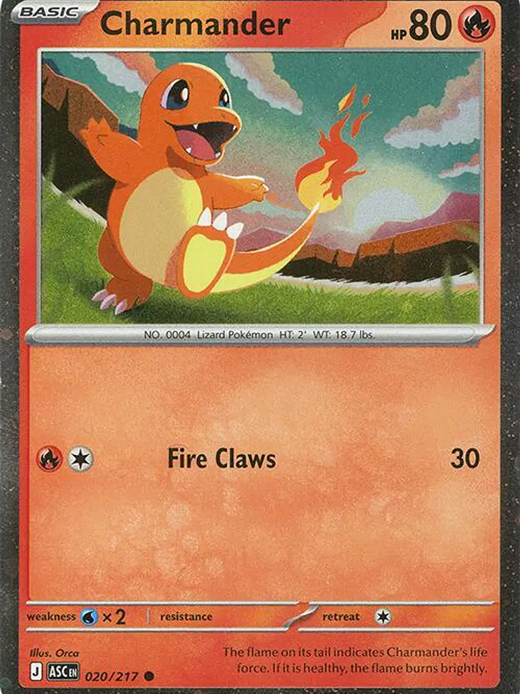 Charmander (Cosmos Holo) #020 1
