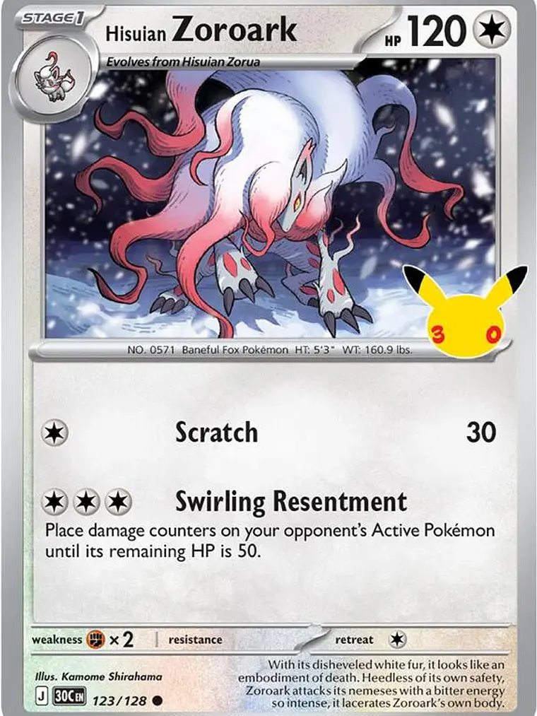 Hisuian Zoroark #123 1