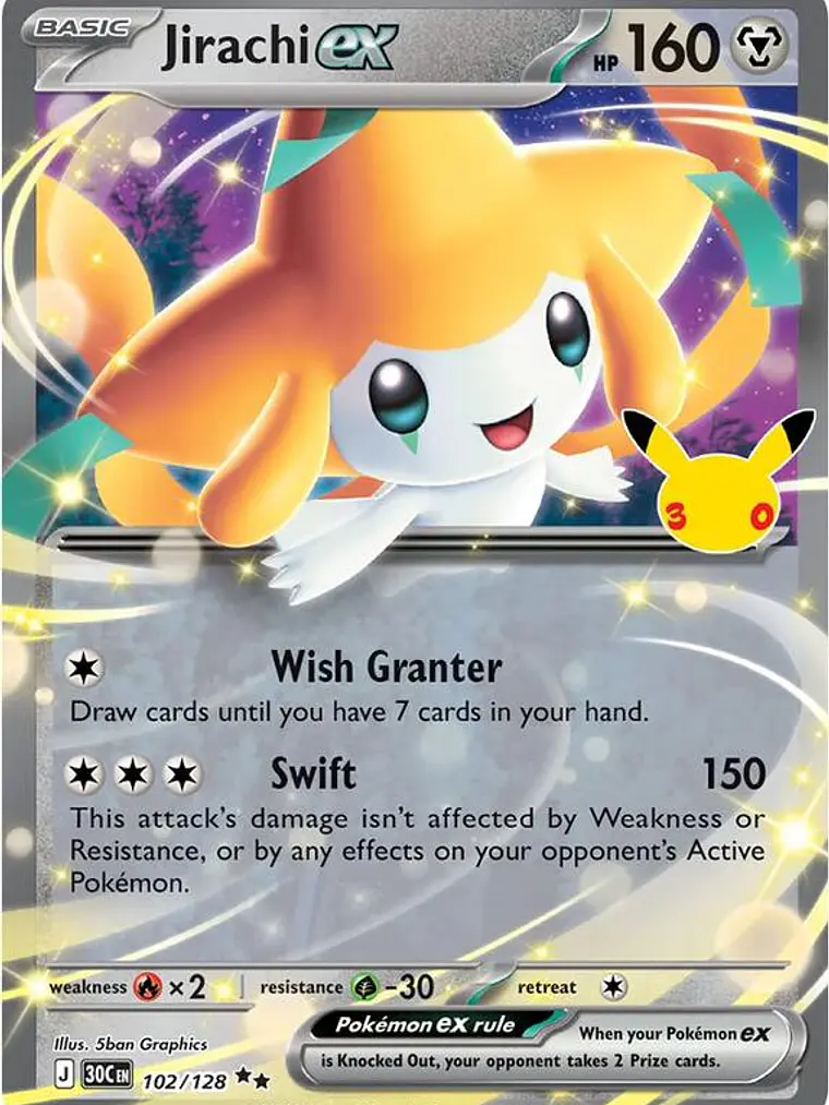 Jirachi ex #102 1