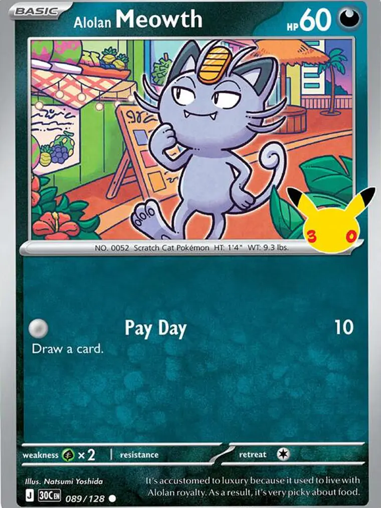 Alolan Meowth #089 1