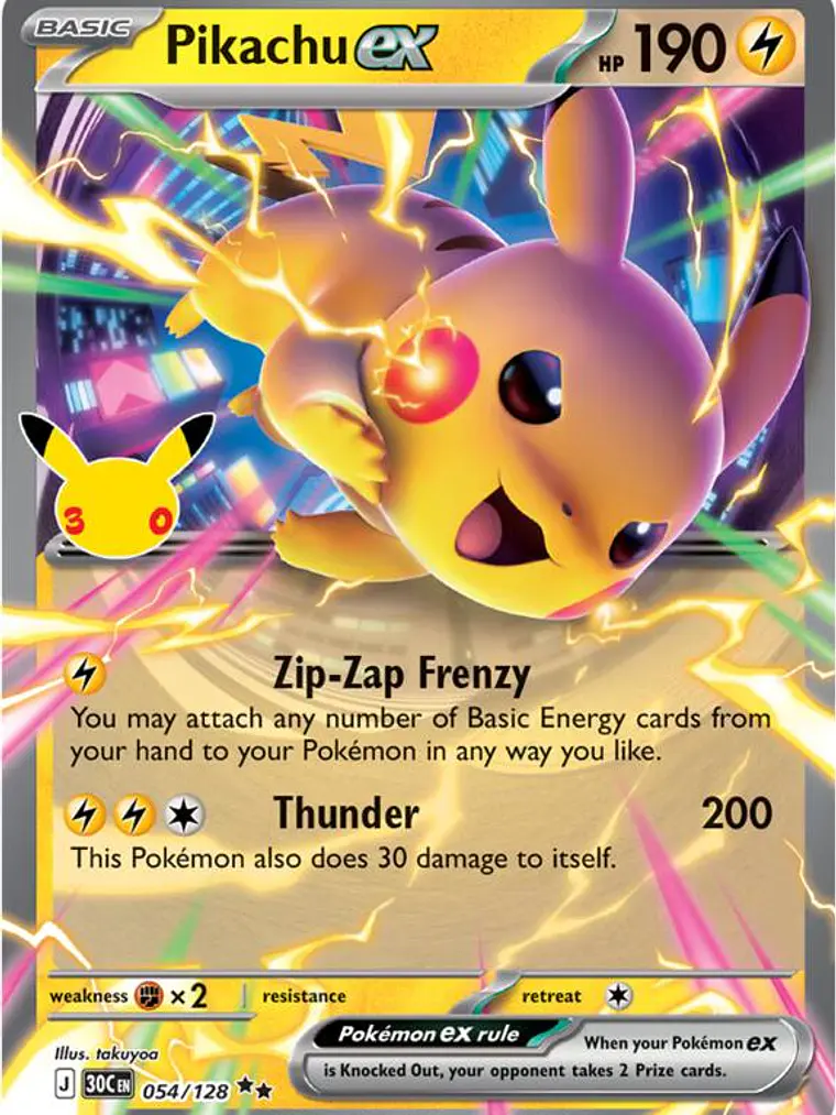 Pikachu ex #054 1
