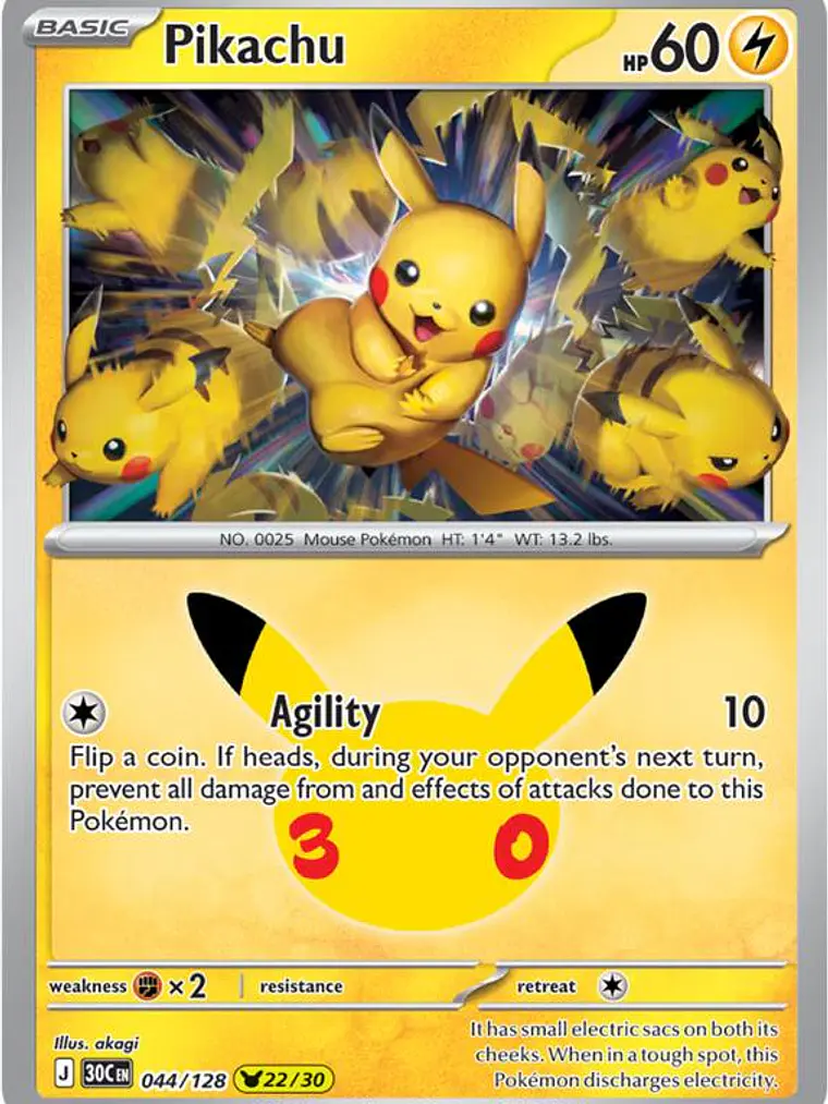 Pikachu #044 1