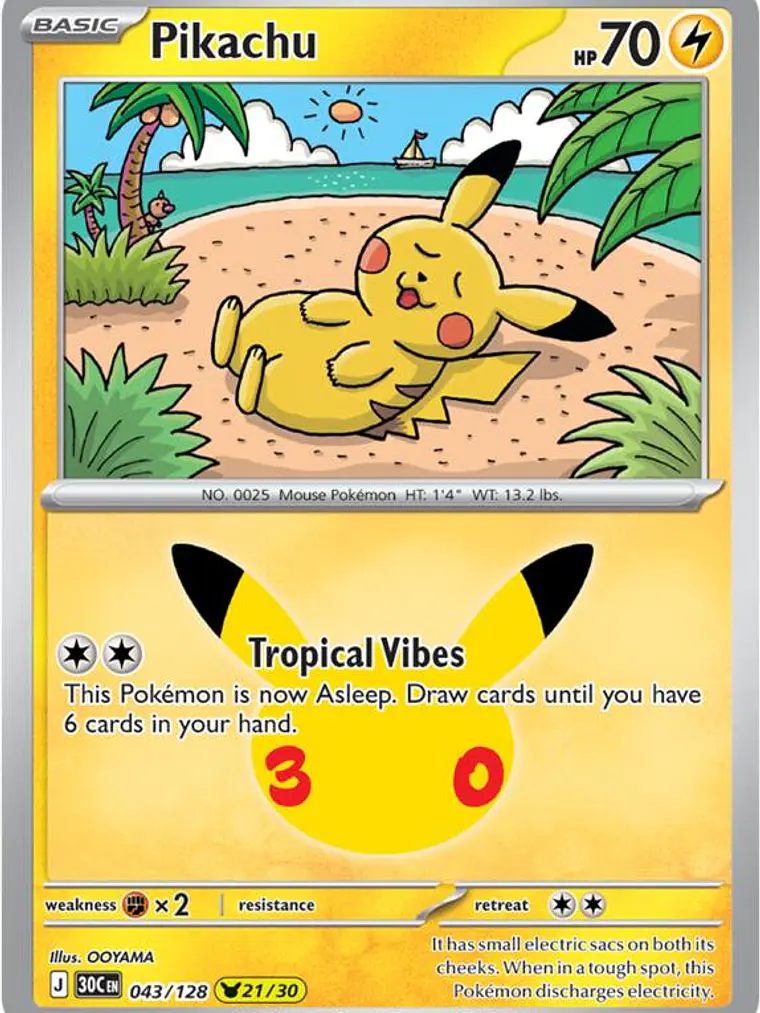 Pikachu #043 1