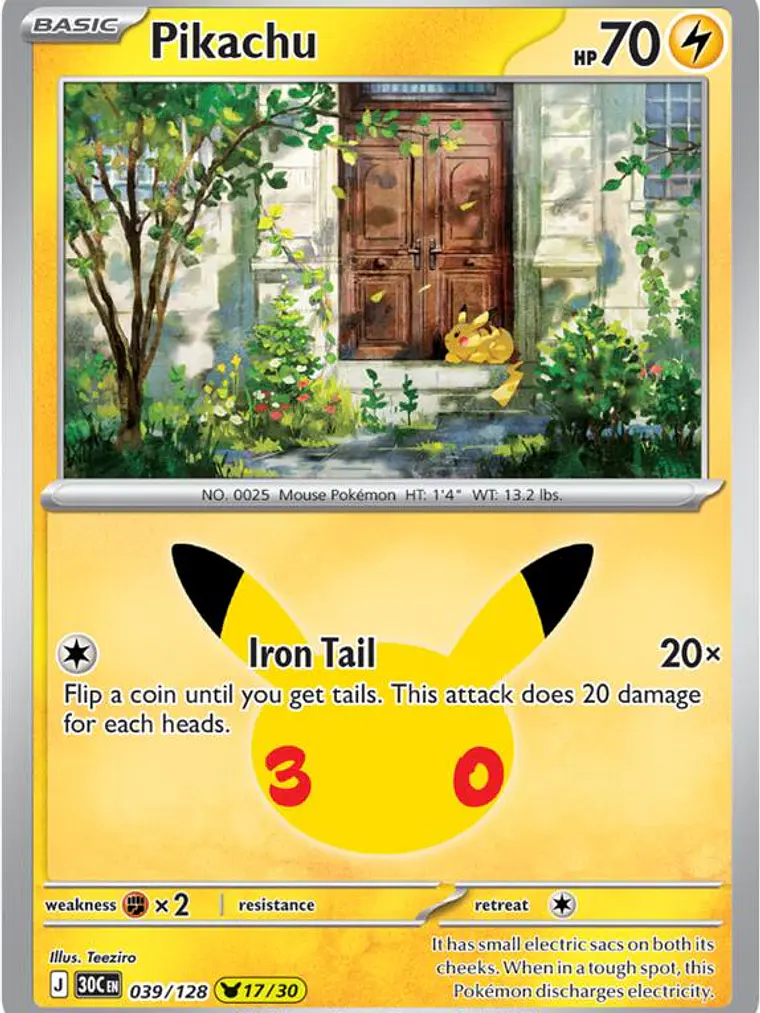 Pikachu #039 1
