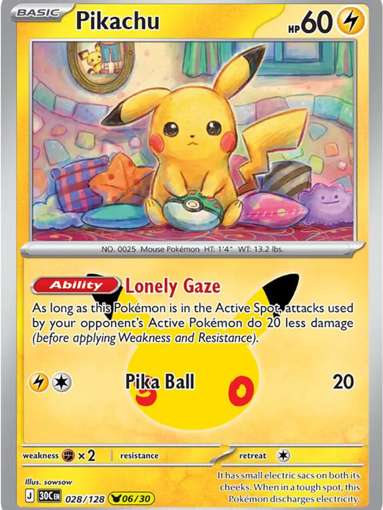 Pikachu #028 1