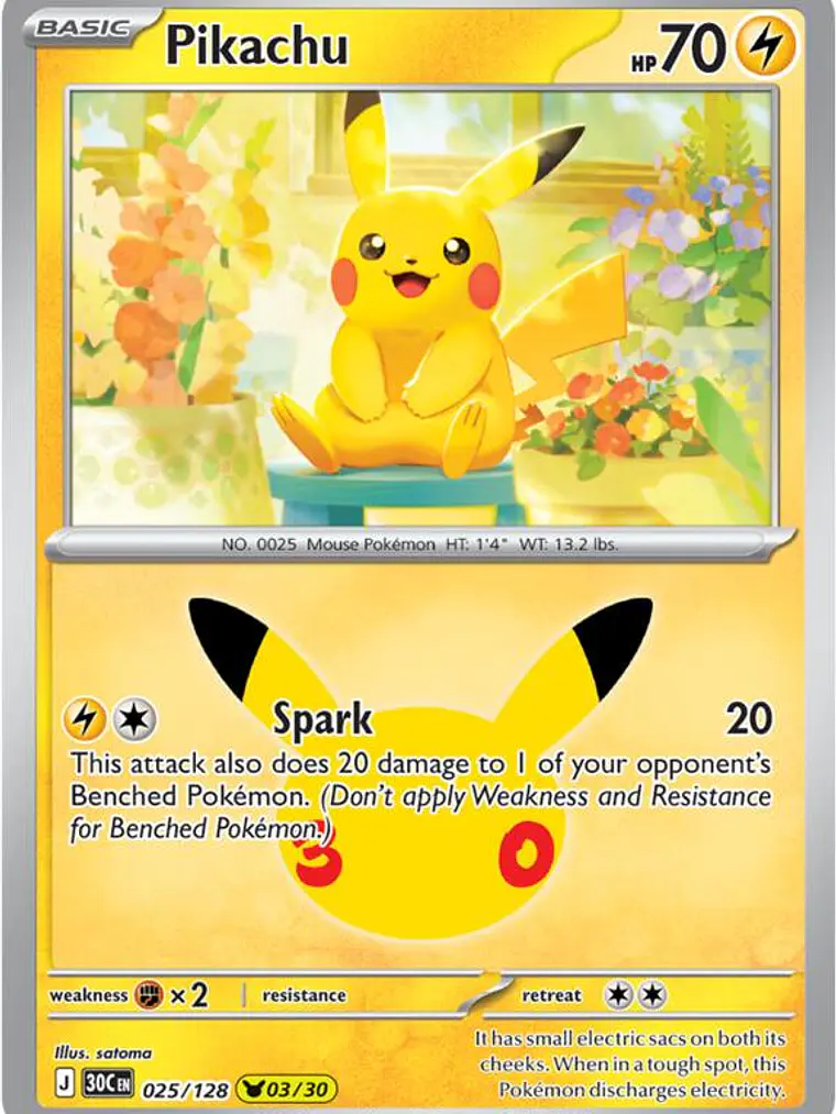 Pikachu #025 1