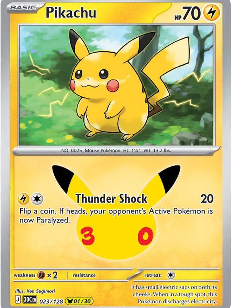 Pikachu #023 1