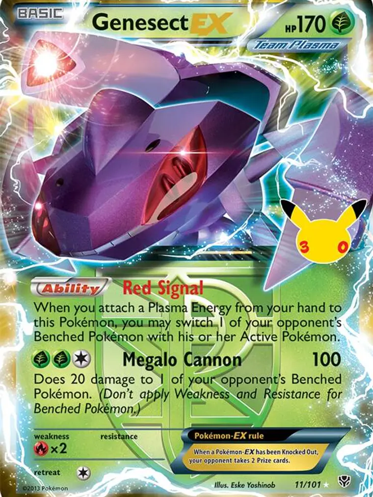 Genesect EX (Team Plasma) #011 1