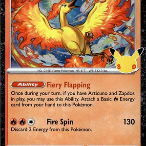 Moltres (30th Celebration) #096