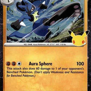 Lucario (30th Celebration) #095